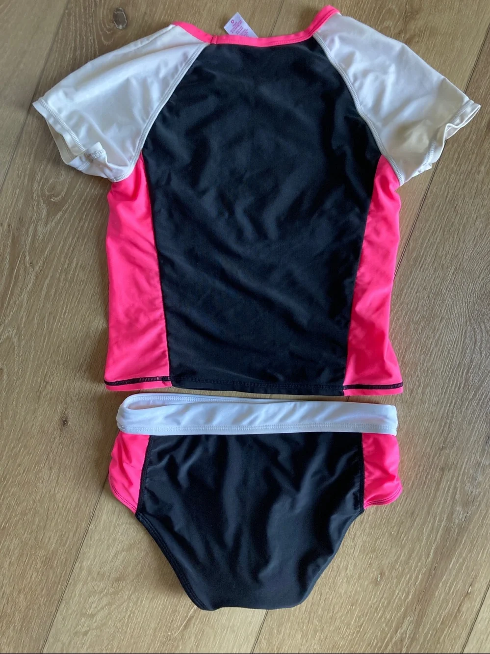 Girls Justice Rash guard swimsuit size L 10/12